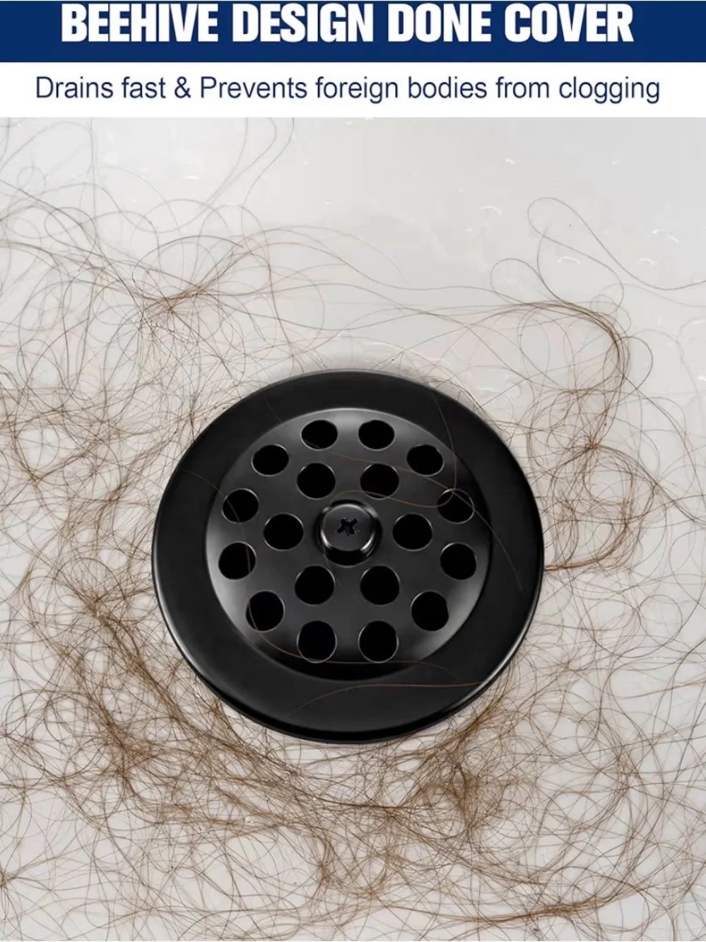 Matte Black bath drain Kit Bathroom Hardware
